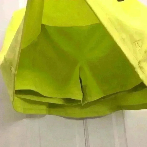 SET of 2, Reebok Evolution Knit Skort & Bra Tank Lime Punch,Size XXL - Picture 5 of 7